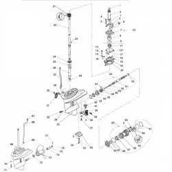 Staartstuk Onderdelen - Yamaha F20 & F25